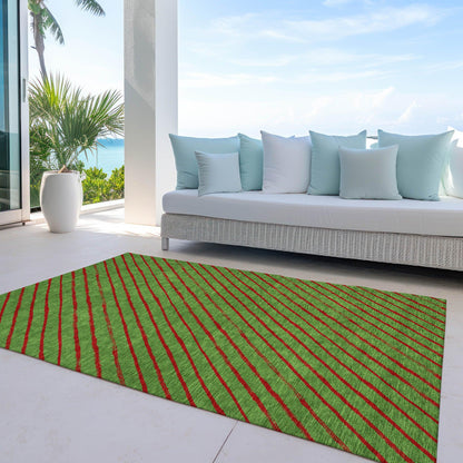 Quaaris Fern Washable Indoor-Outdoor Rug