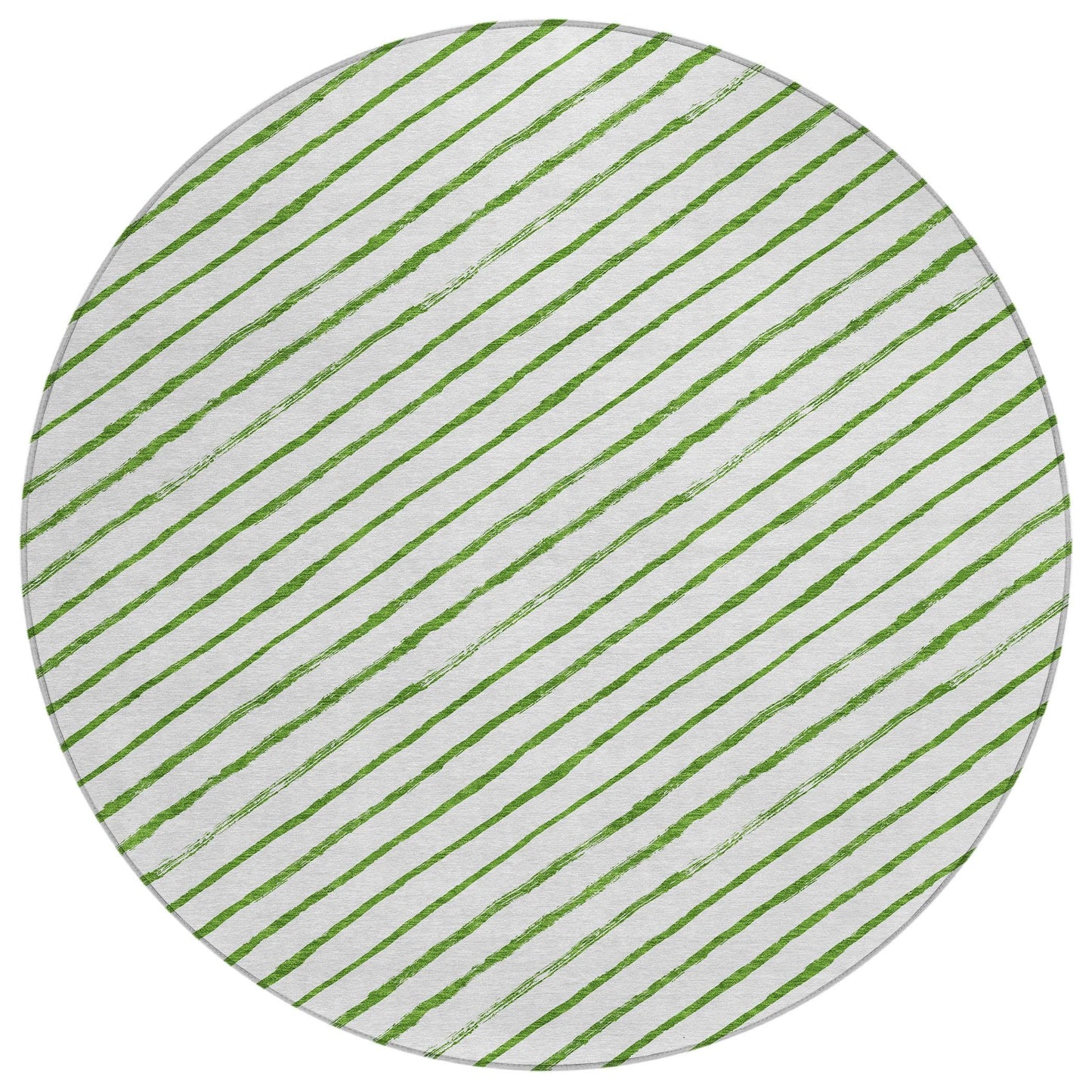 Quaaris Green Washable Indoor-Outdoor Rug