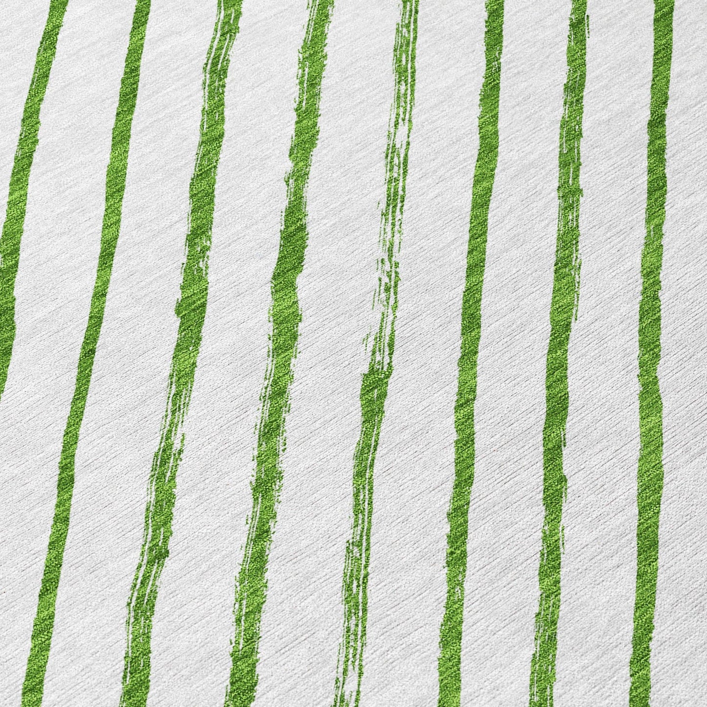 Quaaris Green Washable Indoor-Outdoor Rug