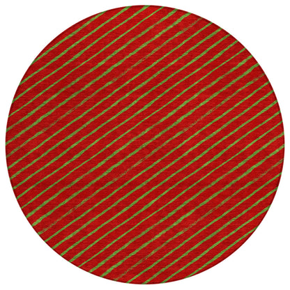 Quaaris Merlot Washable Indoor-Outdoor Rug