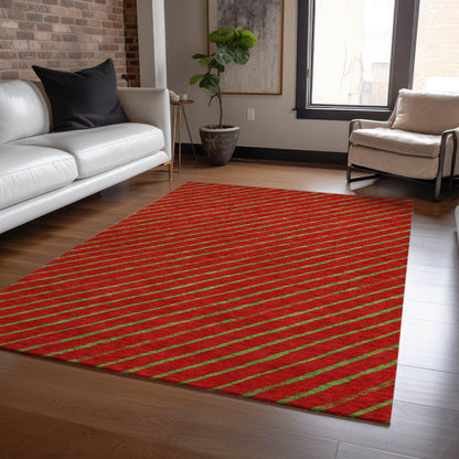 Quaaris Merlot Washable Indoor-Outdoor Rug