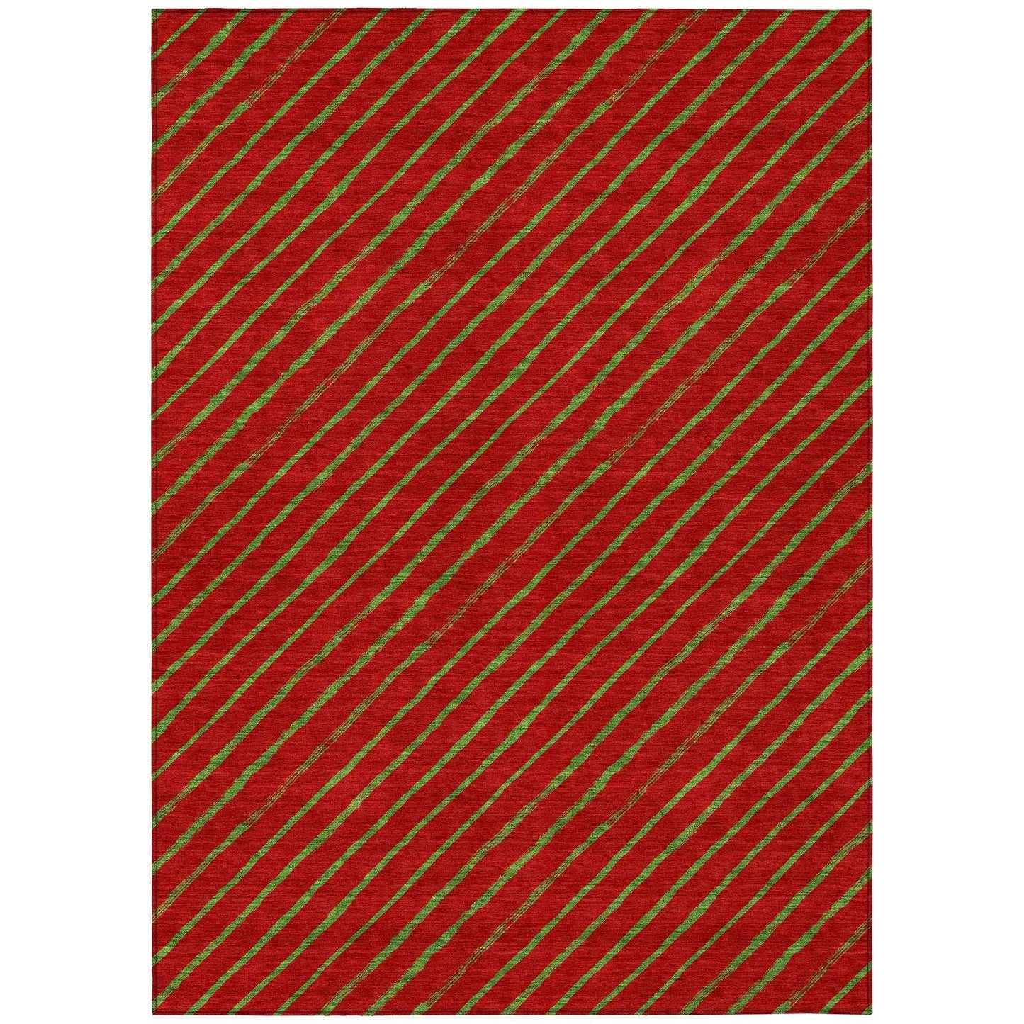 Quaaris Merlot Washable Indoor-Outdoor Rug