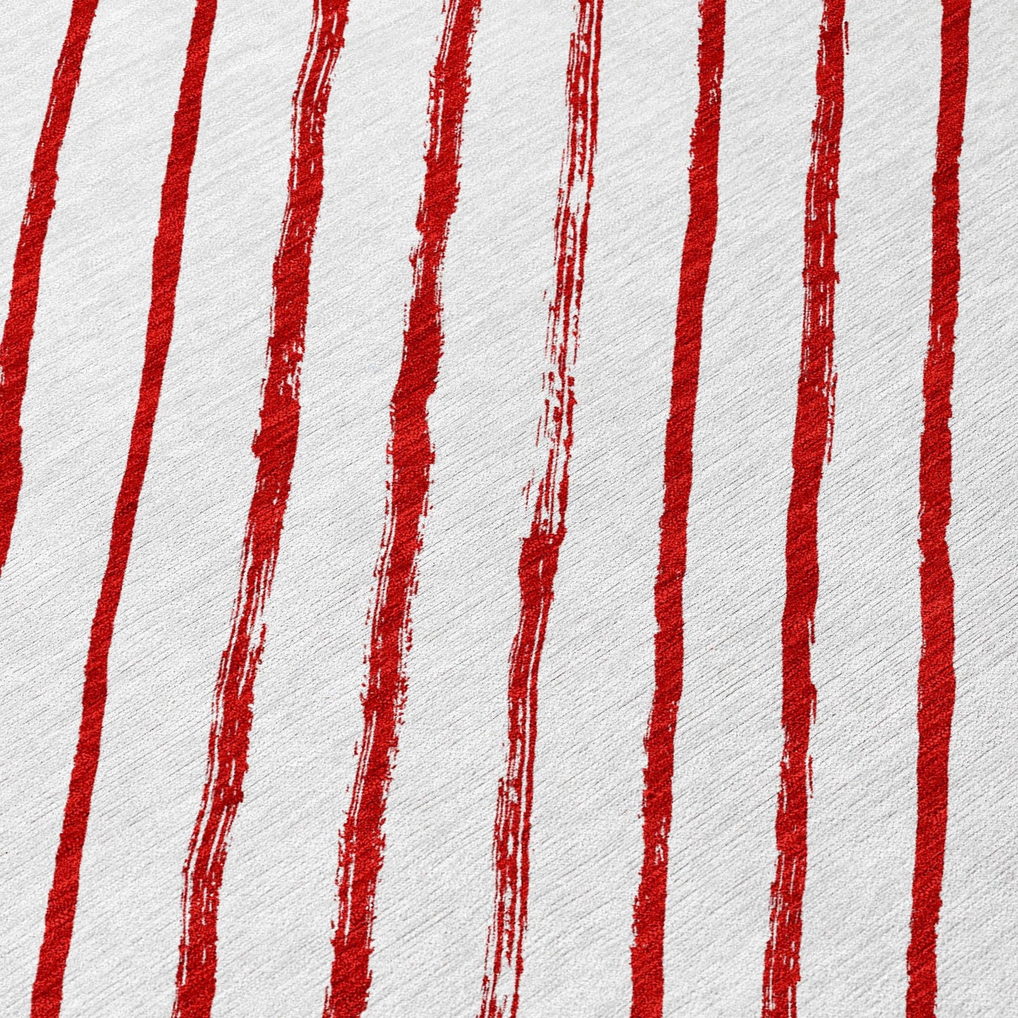 Quaaris Red Washable Indoor-Outdoor Rug