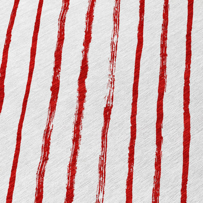 Quaaris Red Washable Indoor-Outdoor Rug