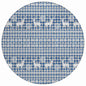 Quaas Blue Washable Indoor-Outdoor Rug