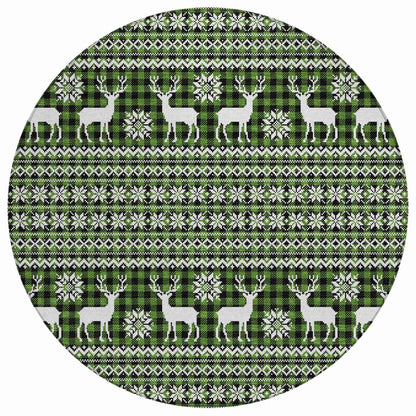 Quaas Cactus Washable Indoor-Outdoor Rug