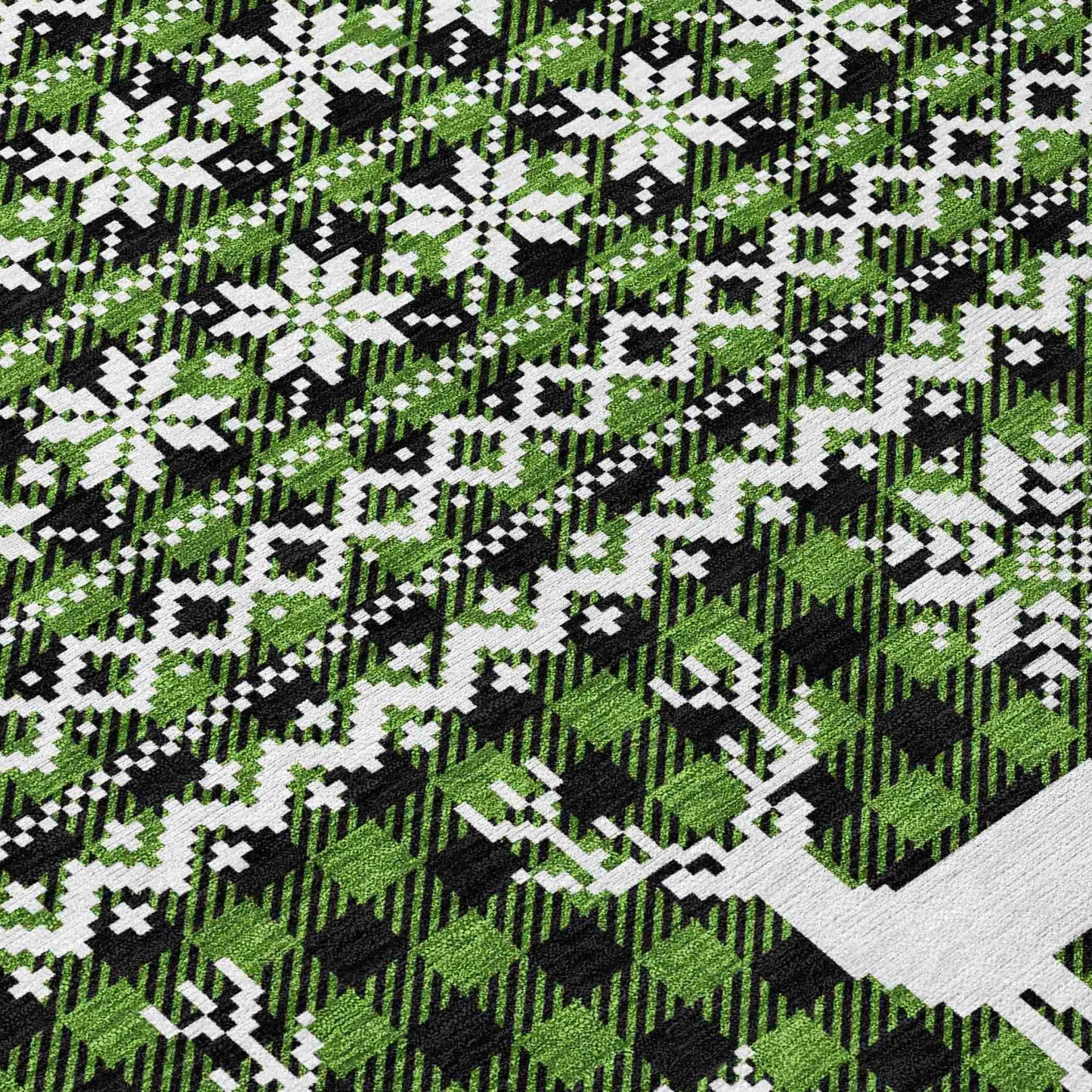 Quaas Cactus Washable Indoor-Outdoor Rug