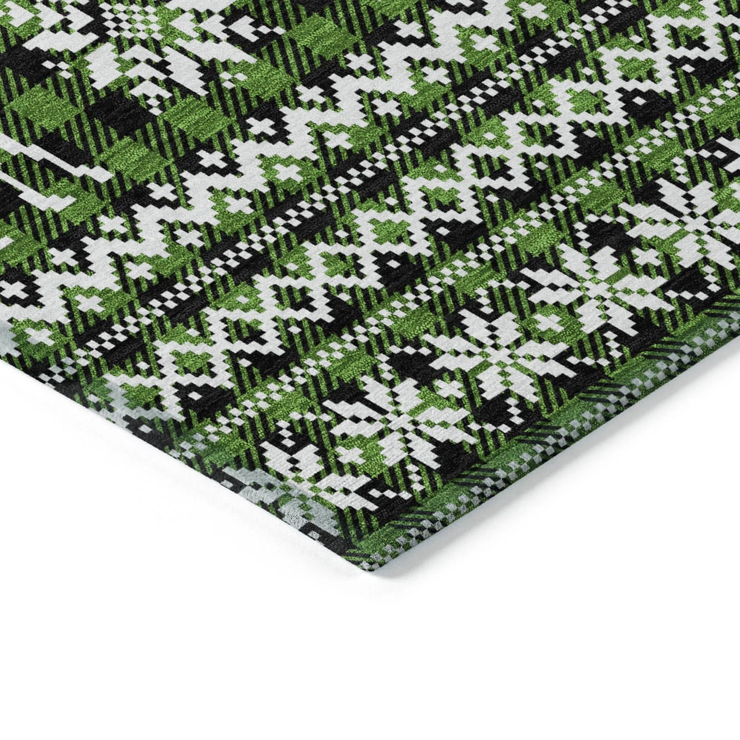 Quaas Cactus Washable Indoor-Outdoor Rug