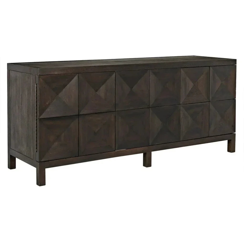 Quadrant Three Doors Walnut Sideboard