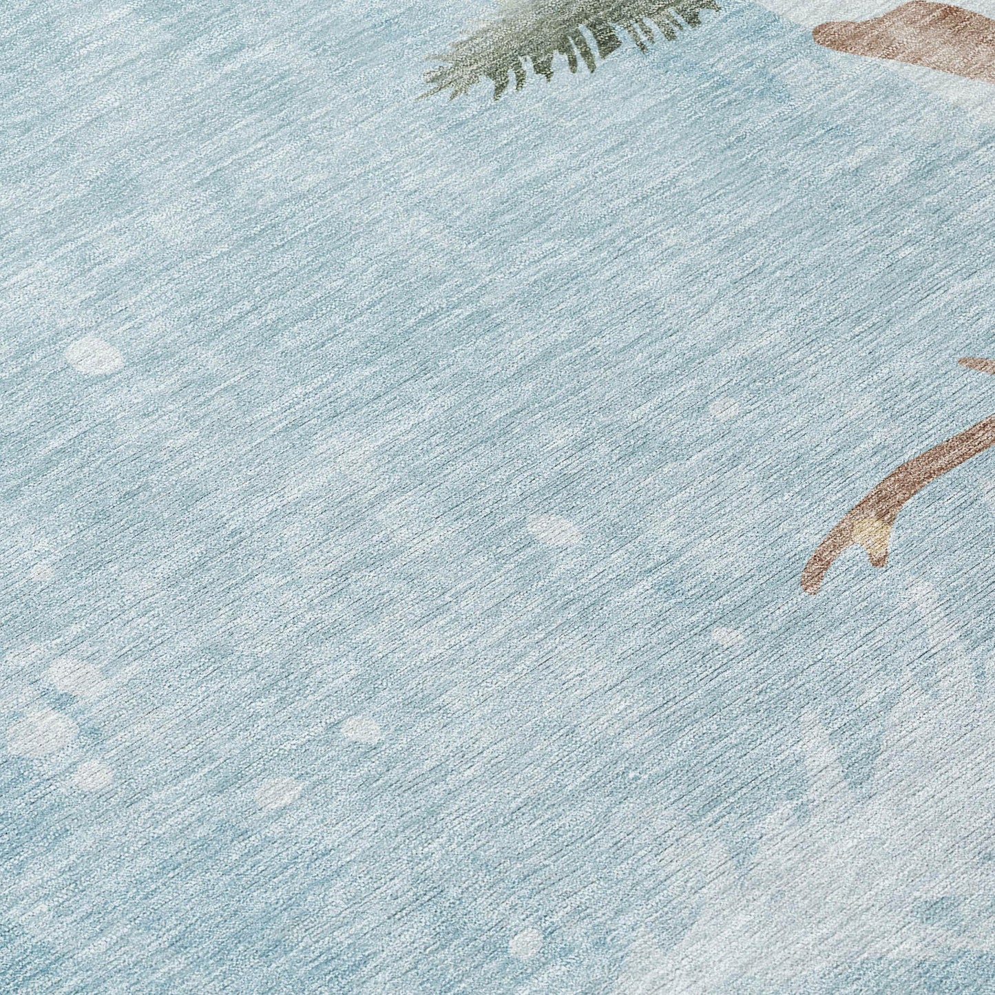 Quaira Blue Washable Indoor-Outdoor Rug