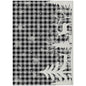Quaora Gray Washable Indoor-Outdoor Rug