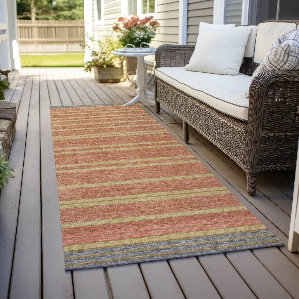 Quara Gray Washable Indoor - Outdoor Rug - LOOMLAN - LOOMLAN Rugs - Outdoor Rugs