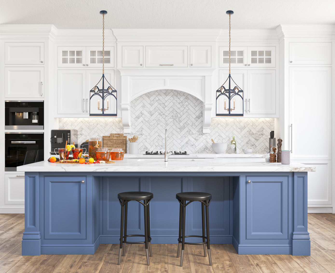 Quatrefoil Quatrefoil Shape Metal Lantern-Lanterns-Chelsea House-LOOMLAN