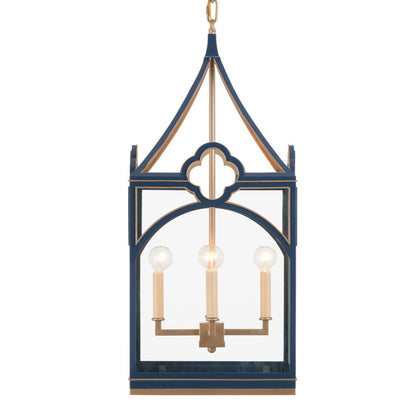 Quatrefoil Quatrefoil Shape Metal Lantern-Lanterns-Chelsea House-LOOMLAN