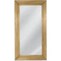 Queenie Metal Gold Vertical Floor Mirror-Floor Mirrors-Bassett Mirror-LOOMLAN