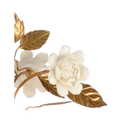 Queensland Gold Floral Eight Lights Chandelier - LOOMLAN - Chelsea House - Chandeliers