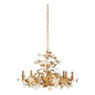 Queensland Gold Floral Eight Lights Chandelier - LOOMLAN - Chelsea House - Chandeliers