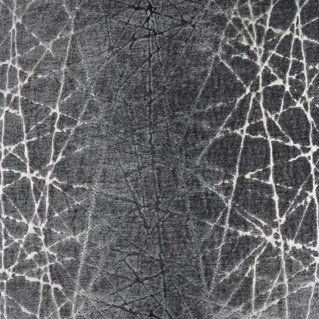 Questa Glam Abstract Grey Silver Large Throw Pillow - LOOMLAN - D.V. Kap - Throw Pillows