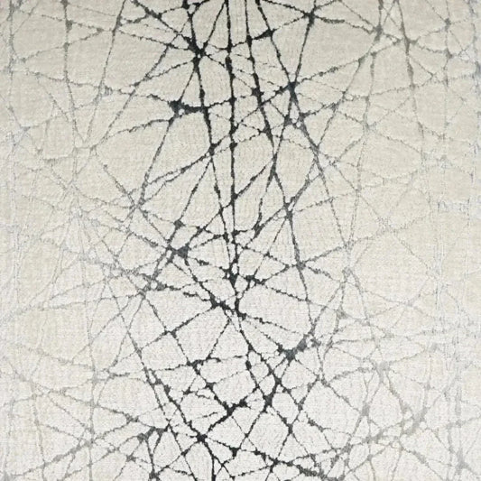 Questa Haze Glam Silver Large Throw Pillow Insert - LOOMLAN - D.V. Kap - Throw Pillows