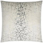 Questa Haze Glam Silver Large Throw Pillow Insert - LOOMLAN - D.V. Kap - Throw Pillows