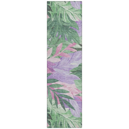 Quilene Green Washable Indoor - Outdoor Rug - LOOMLAN - LOOMLAN Rugs - Outdoor Rugs