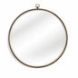 Quinn 36" Round Antique Bronze Wall Mirror - LOOMLAN - Bassett Mirror - Wall Mirrors