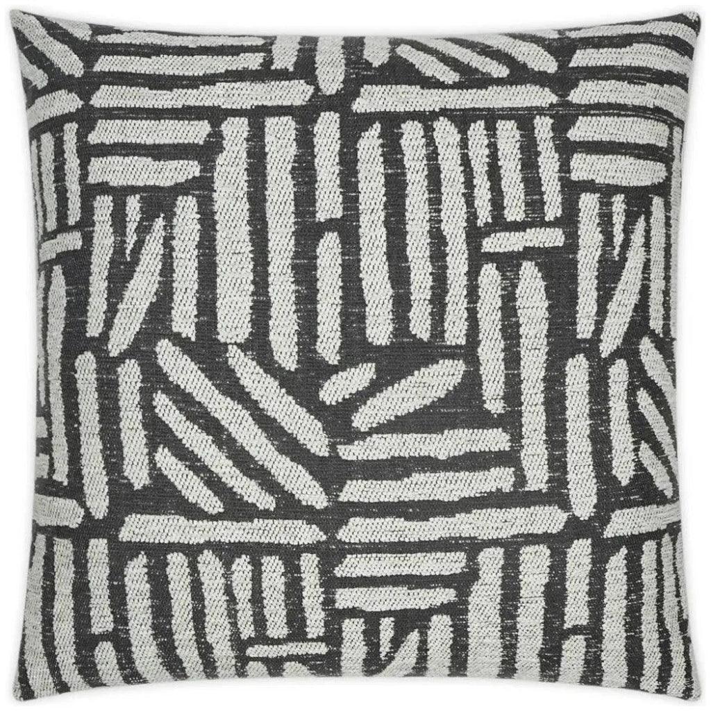 Quinn Coal Global Grey Large Throw Pillow Insert - LOOMLAN - D.V. Kap - Throw Pillows