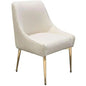 Quinn Velvet Armless Dining Chair 2PC - LOOMLAN - Diamond Sofa - Dining Chairs