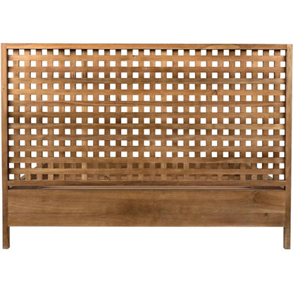 Quinnton Wood Brown Platform Bed Frame - LOOMLAN - Noir - Beds