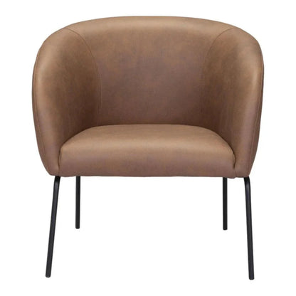 Quinten Accent Chair Vintage Brown - LOOMLAN - Zuo Modern - Accent Chairs