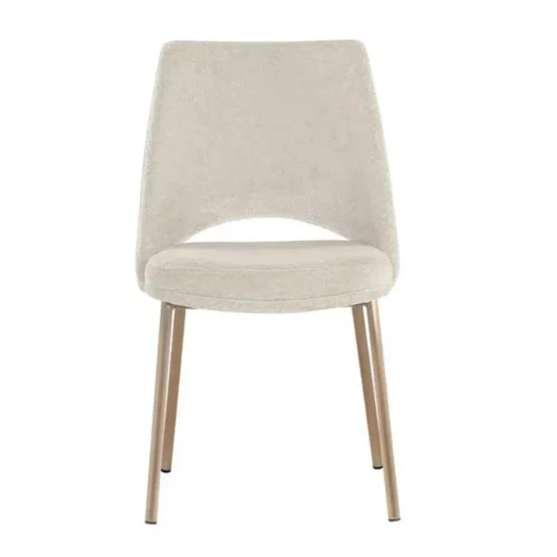 Radella Fabric Armless Dining Chair 2PC - LOOMLAN - SUNPAN - Dining Chairs