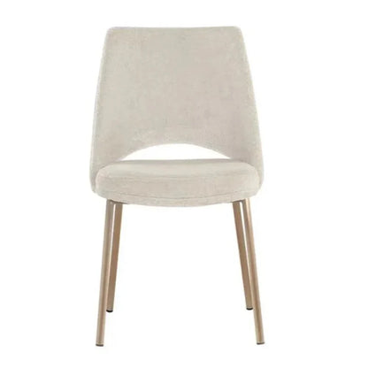 Radella Fabric Armless Dining Chair 2PC - LOOMLAN - SUNPAN - Dining Chairs