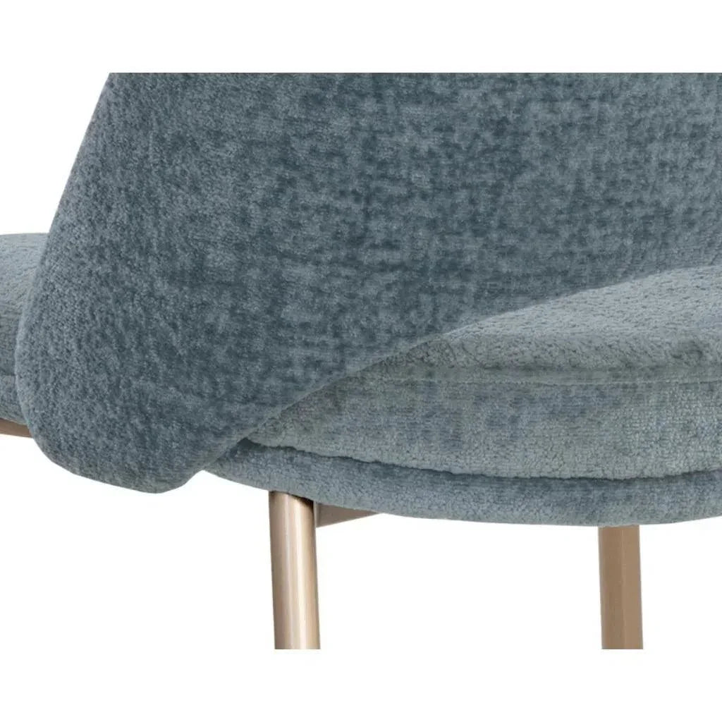 Radella Fabric Armless Dining Chair 2PC - LOOMLAN - SUNPAN - Dining Chairs