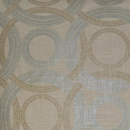 Radiant Rings Brown Throw Pillow With Insert - LOOMLAN - D.V. Kap - Throw Pillows