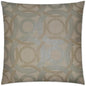 Radiant Rings Brown Throw Pillow With Insert - LOOMLAN - D.V. Kap - Throw Pillows