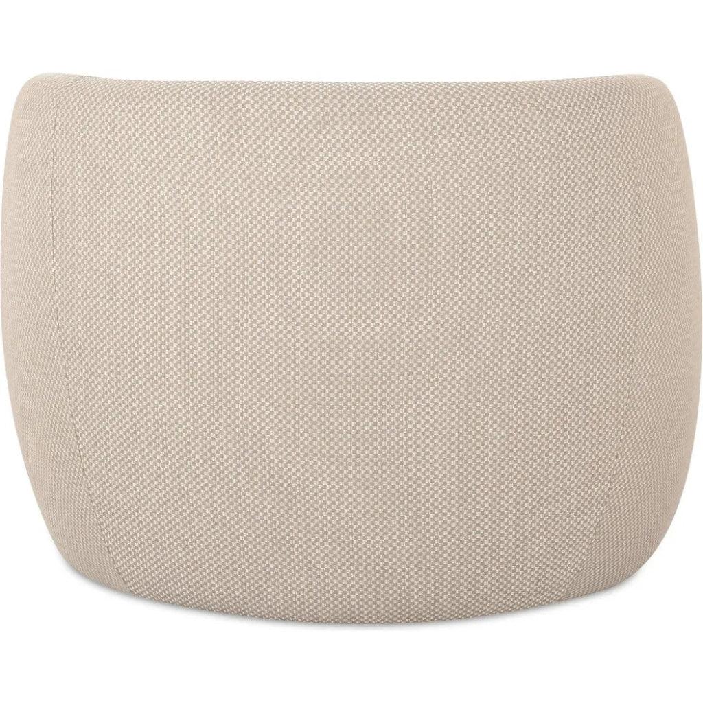 Rae Performance Fabric Outdoor Armless Accent Chair-Outdoor Accent Chairs-Moe's Home-LOOMLAN