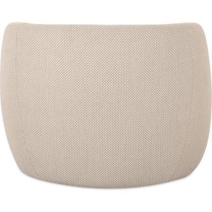 Rae Performance Fabric Outdoor Armless Accent Chair-Outdoor Accent Chairs-Moe's Home-LOOMLAN