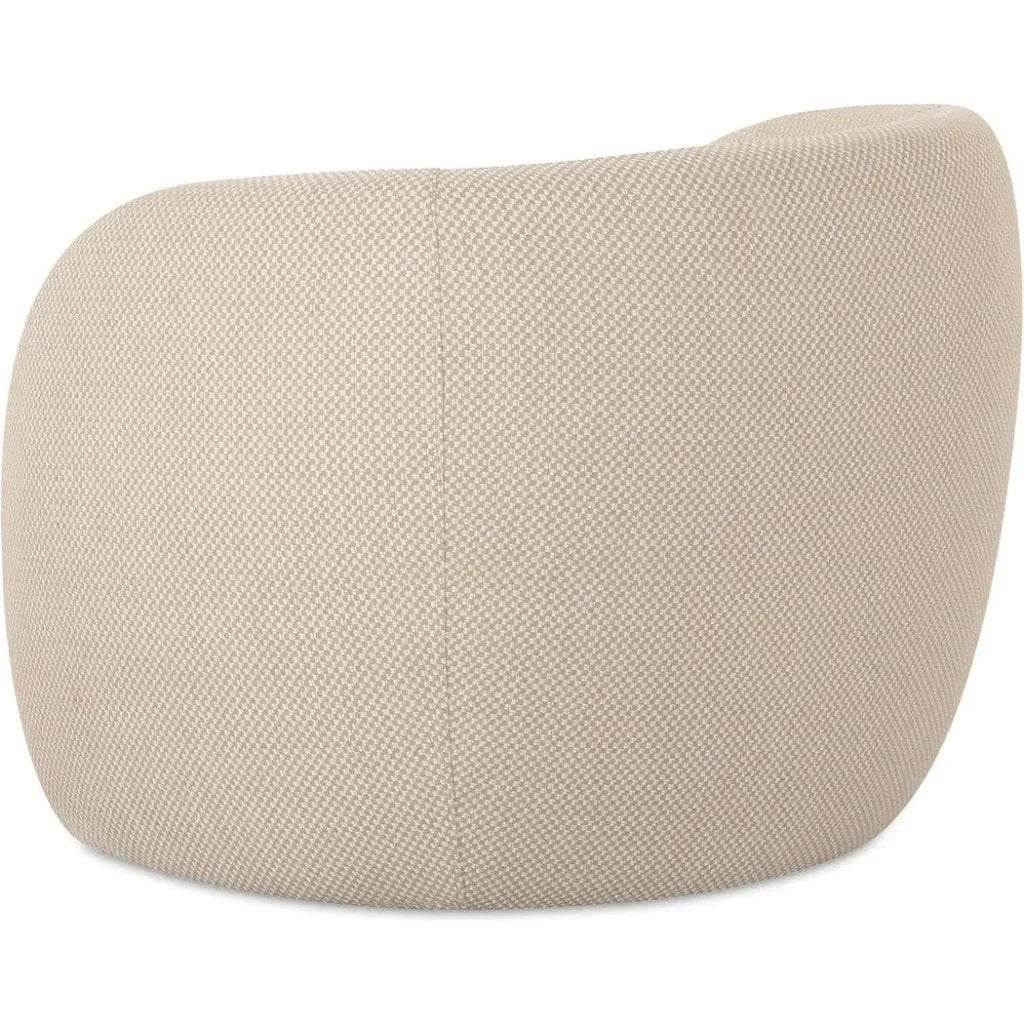 Rae Performance Fabric Outdoor Armless Accent Chair-Outdoor Accent Chairs-Moe's Home-LOOMLAN