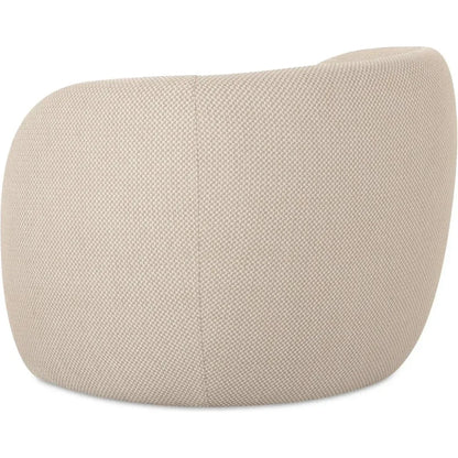 Rae Performance Fabric Outdoor Armless Accent Chair-Outdoor Accent Chairs-Moe's Home-LOOMLAN