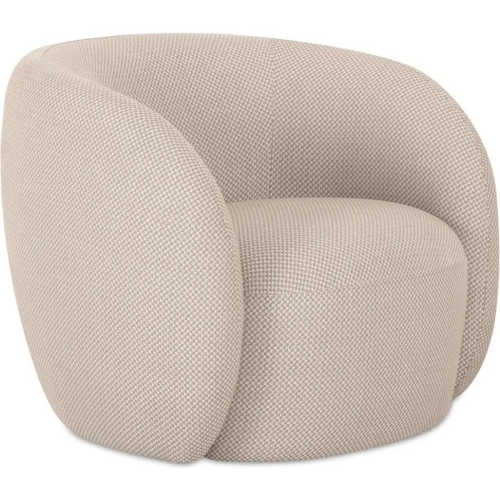 Rae Performance Fabric Outdoor Armless Accent Chair-Outdoor Accent Chairs-Moe's Home-LOOMLAN