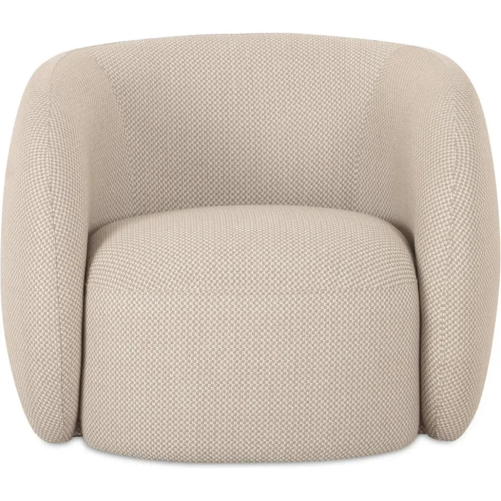Rae Performance Fabric Outdoor Armless Accent Chair-Outdoor Accent Chairs-Moe's Home-Beige-LOOMLAN
