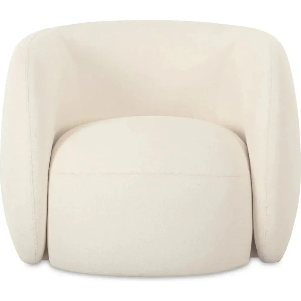 Rae Performance Fabric Outdoor Armless Accent Chair-Outdoor Accent Chairs-Moe's Home-Cream-LOOMLAN