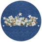 Raeain Navy Washable Indoor-Outdoor Rug