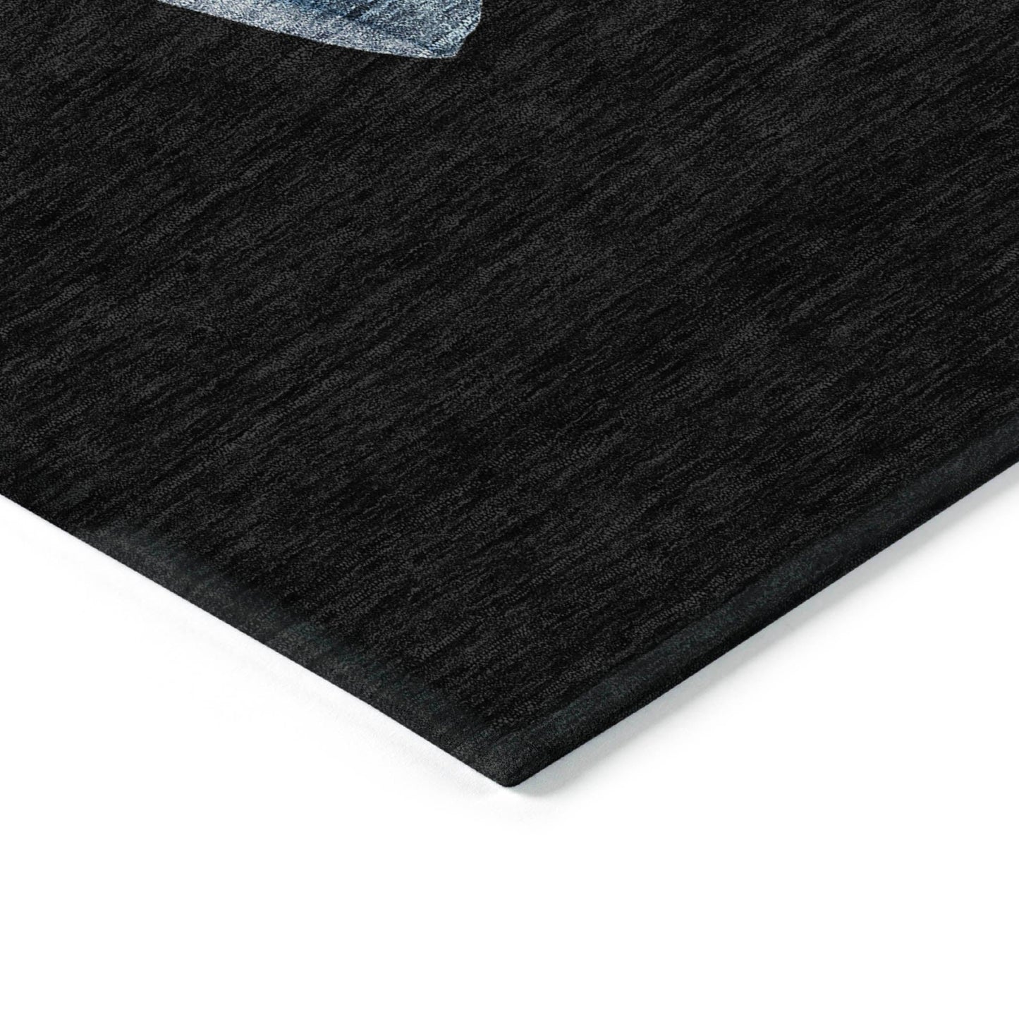 Raeanor Black Washable Indoor-Outdoor Rug