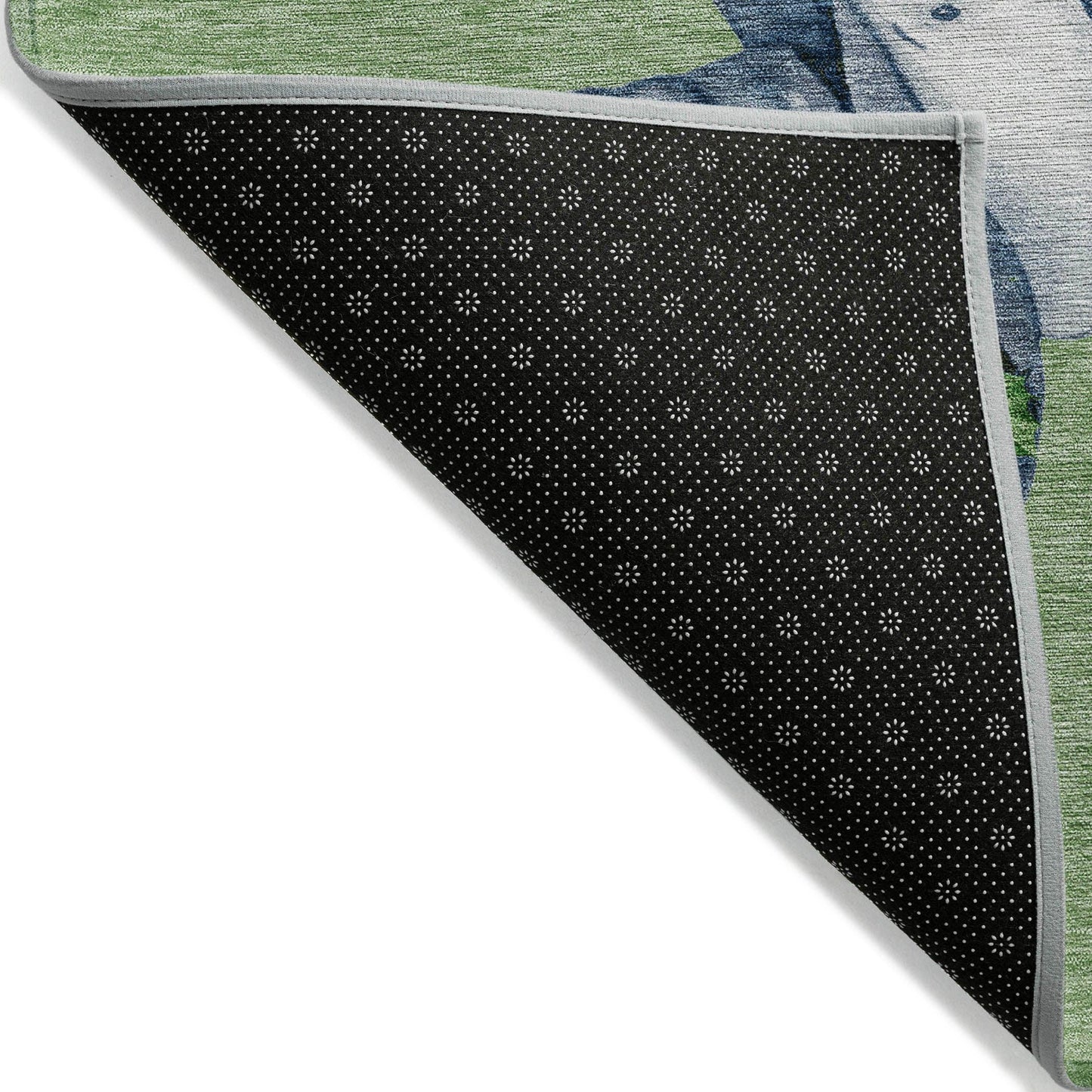 Raeanor Green Washable Indoor-Outdoor Rug