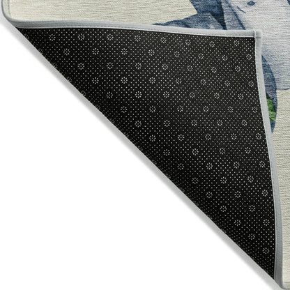 Raeanor Ivory Washable Indoor-Outdoor Rug