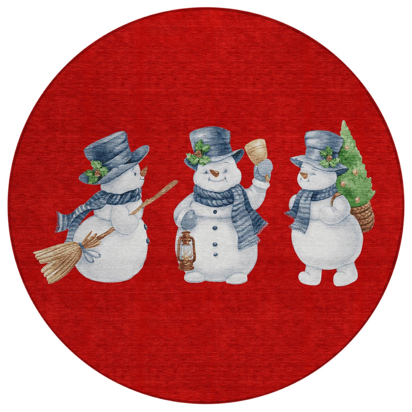 Raeanor Red Washable Indoor-Outdoor Rug