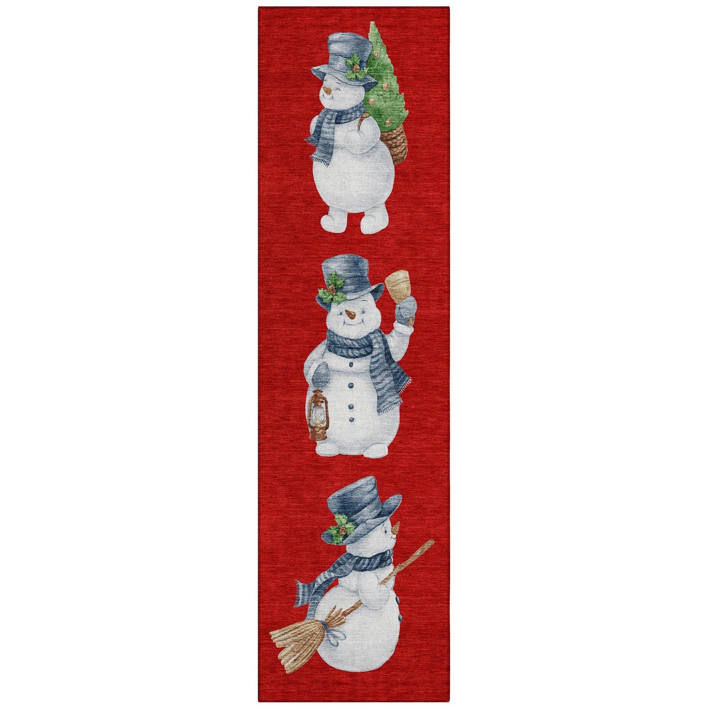 Raeanor Red Washable Indoor-Outdoor Rug