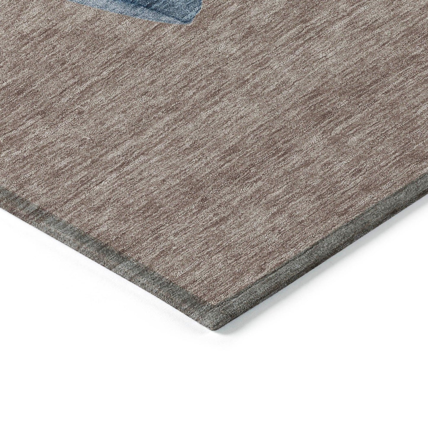 Raeanor Taupe Washable Indoor-Outdoor Rug