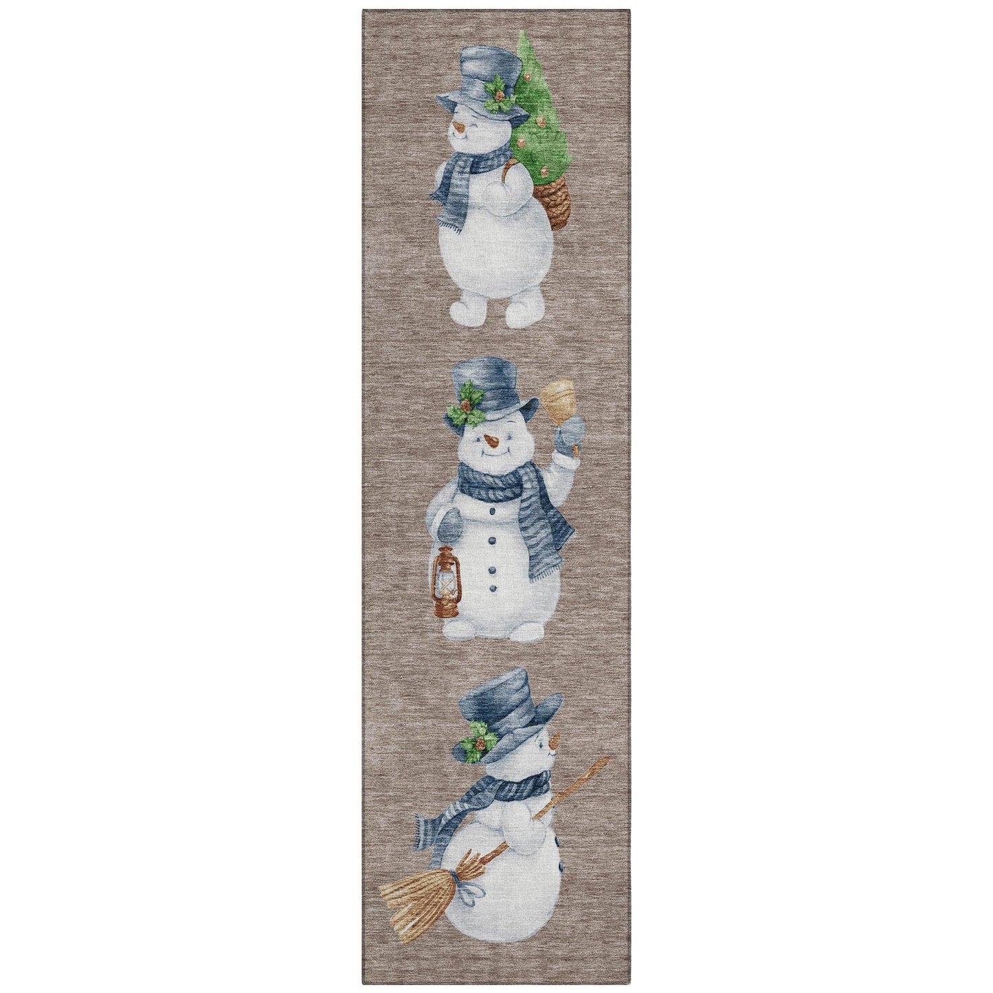 Raeanor Taupe Washable Indoor-Outdoor Rug